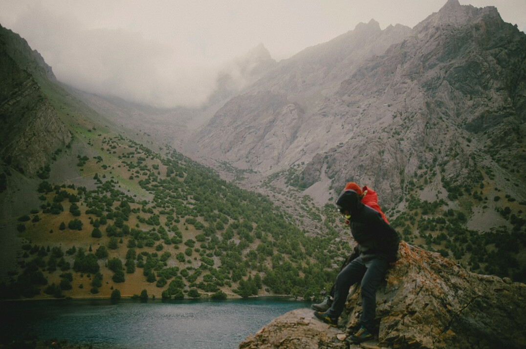 person reflecting on life path